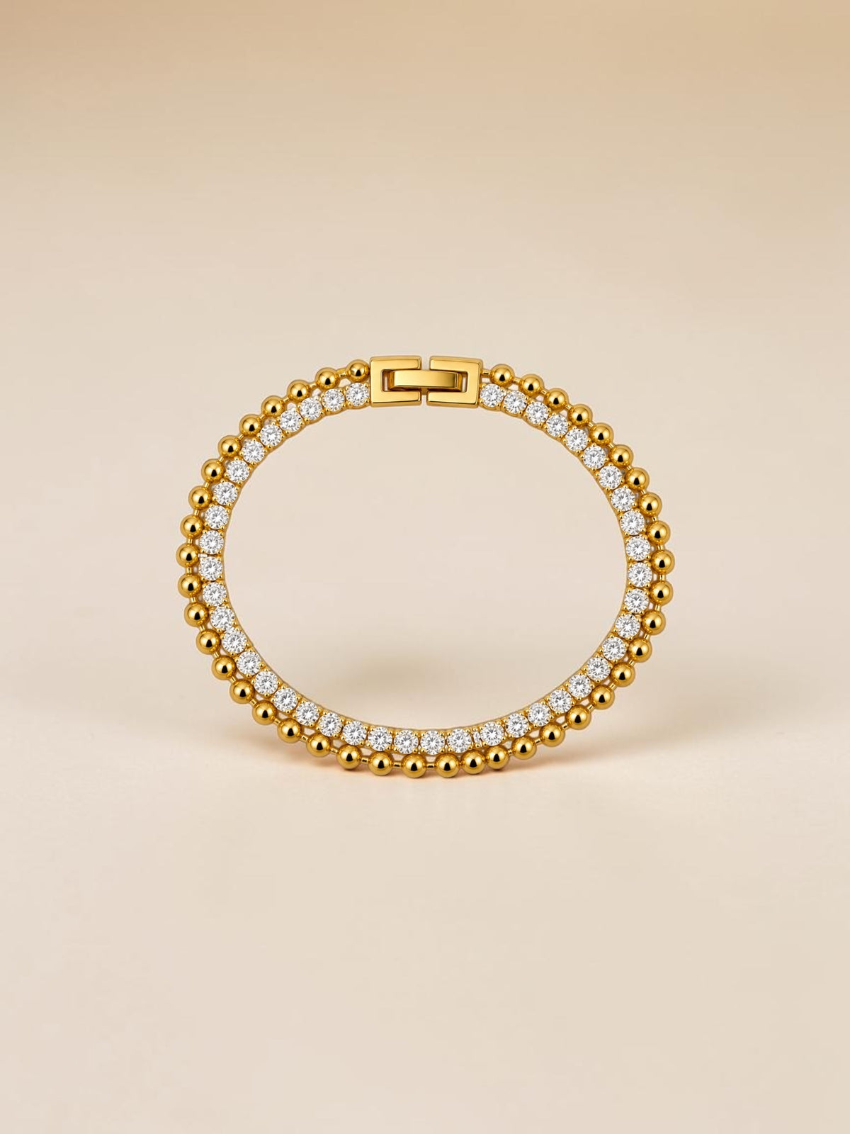 Double tennis bracelet
