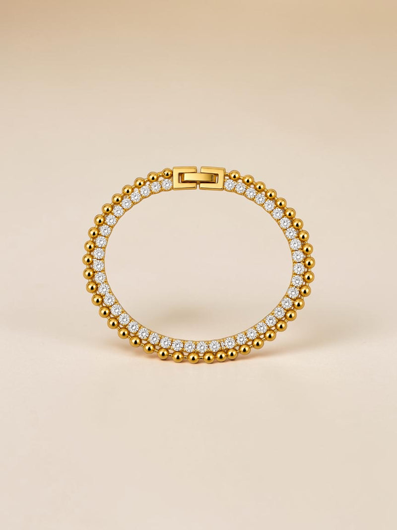 Double tennis bracelet