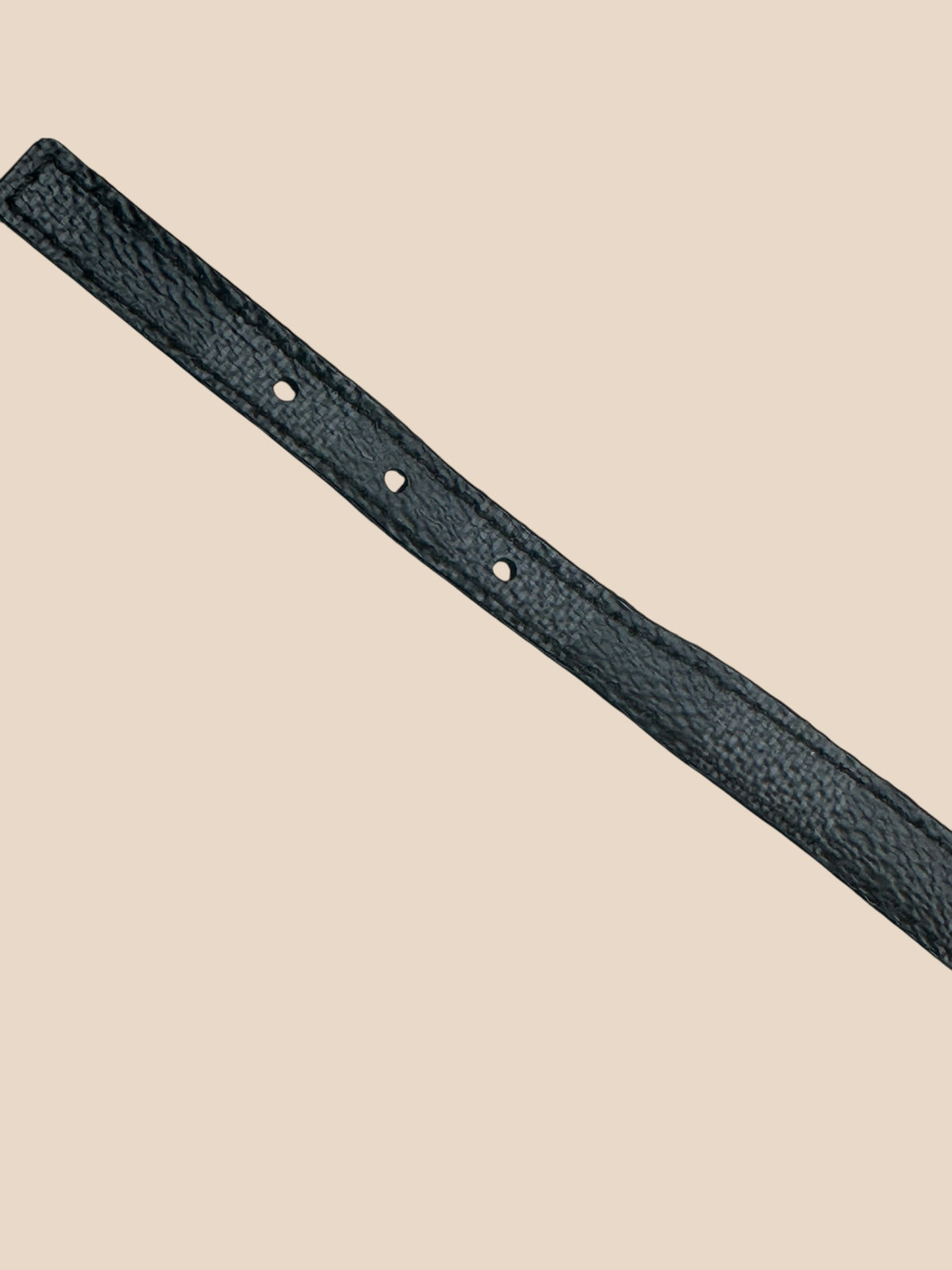 Originele Louis Vuitton Damier Graphite dubbel gewikkelde leren armband